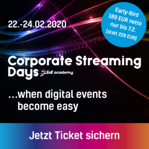 Corporate Streaming Days