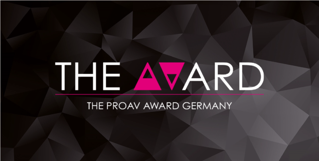 AVard ProAV Award Banner