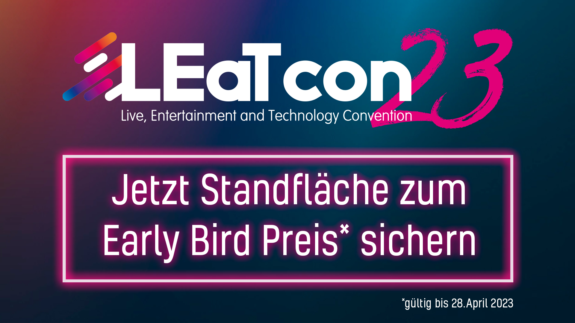 Leat con Stand buchen