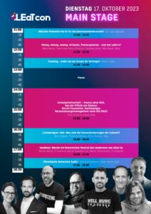 LEaT con-Programm 17. Oktober Main Stage
