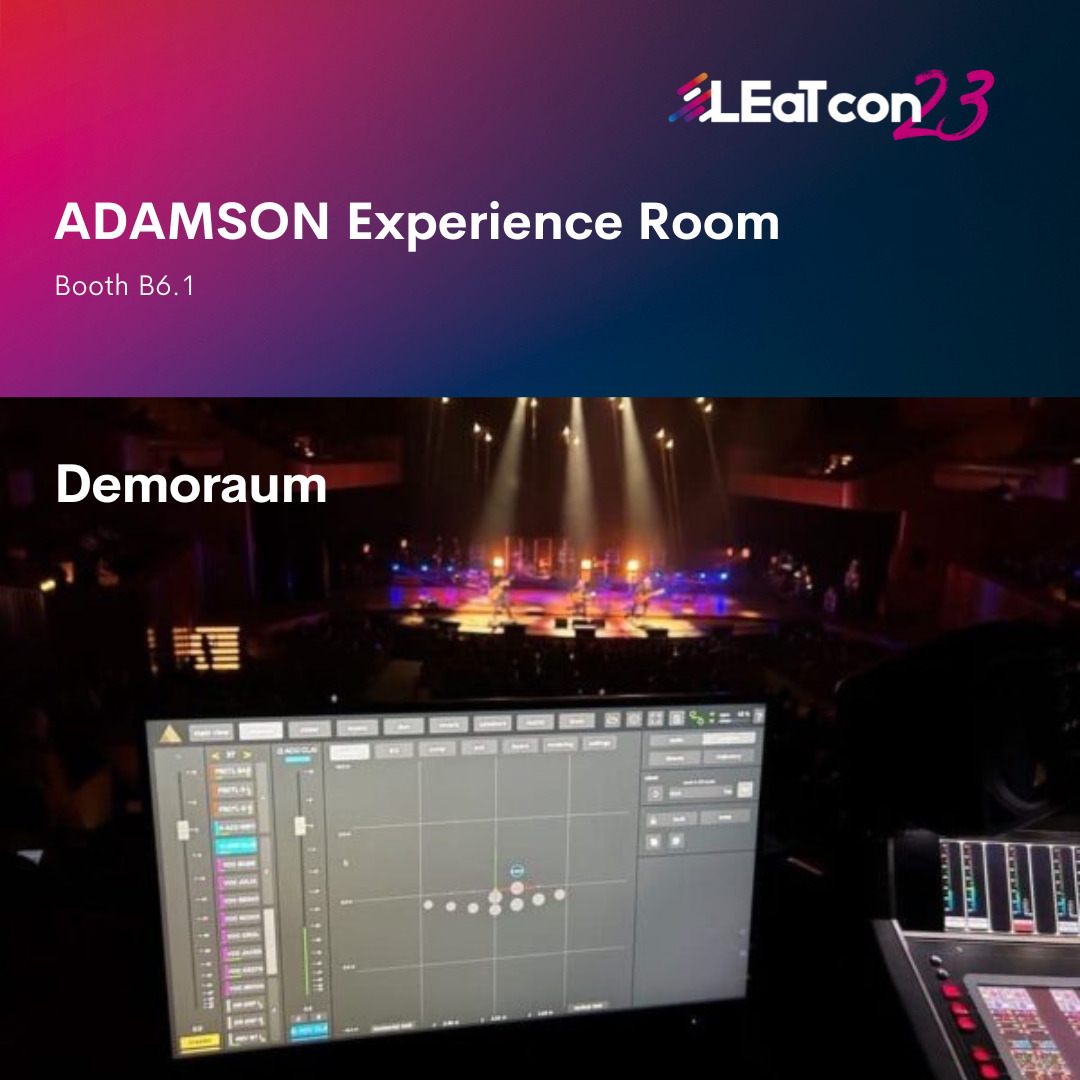 ADAMSON Experience Room auf der LEaT con 2023