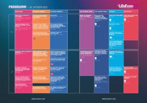LEaTcon23: Programmübersicht für den 18.10.23