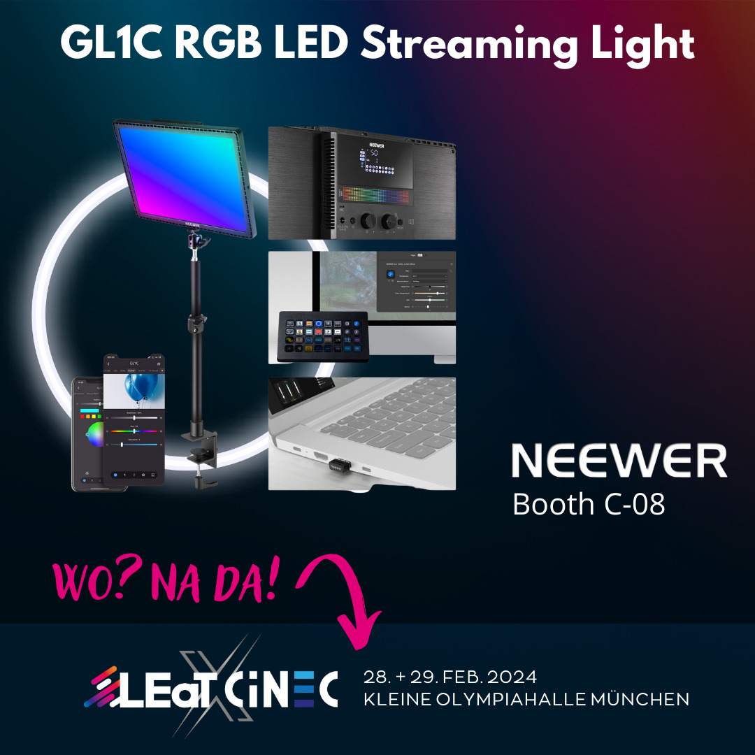 Neewer GL1C RGB LED Streaming Light