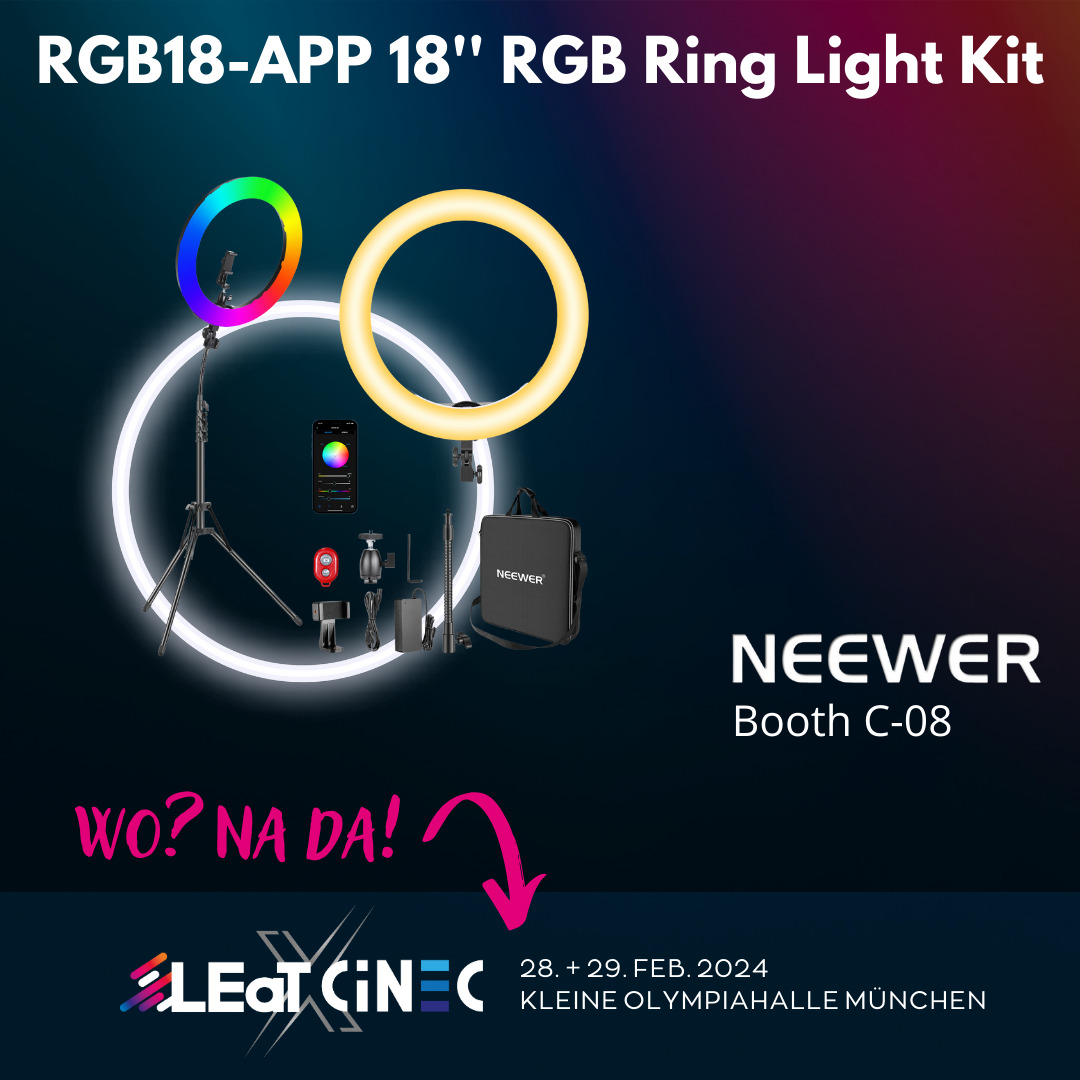 Neewer RGB18-APP 18'' RGB Ring Light Kit