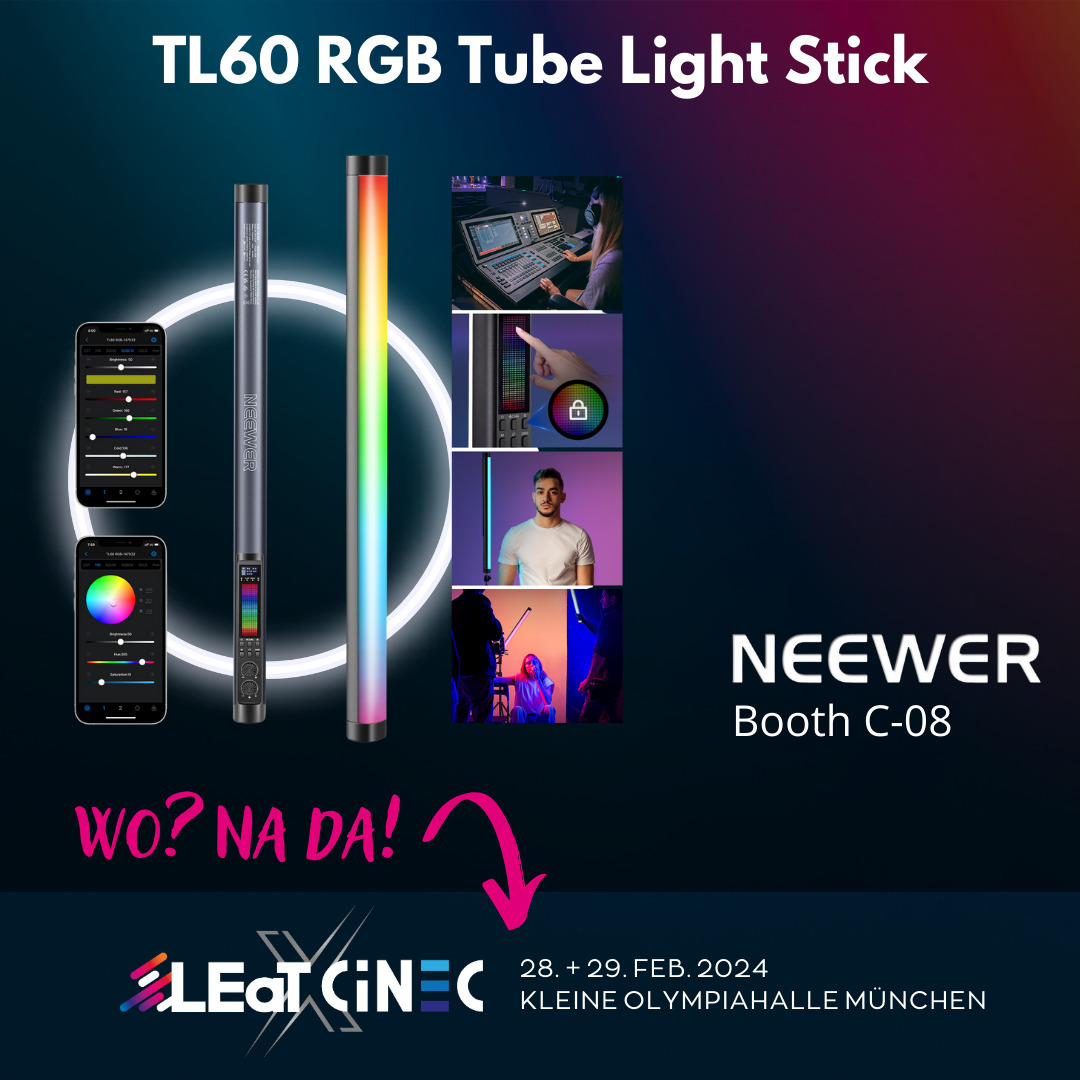 Neewer TL60 RGB Tube Light Stick