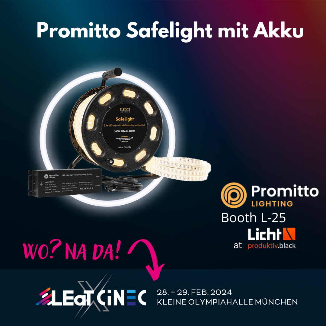 Licht-Produktiv.black Promitto Safelight mit Akku